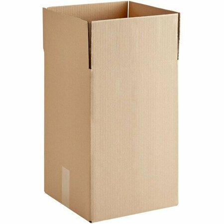 LAVEX 12'' x 12'' x 18'' Kraft Corrugated RSC Shipping Box, 25PK 442BRK121218